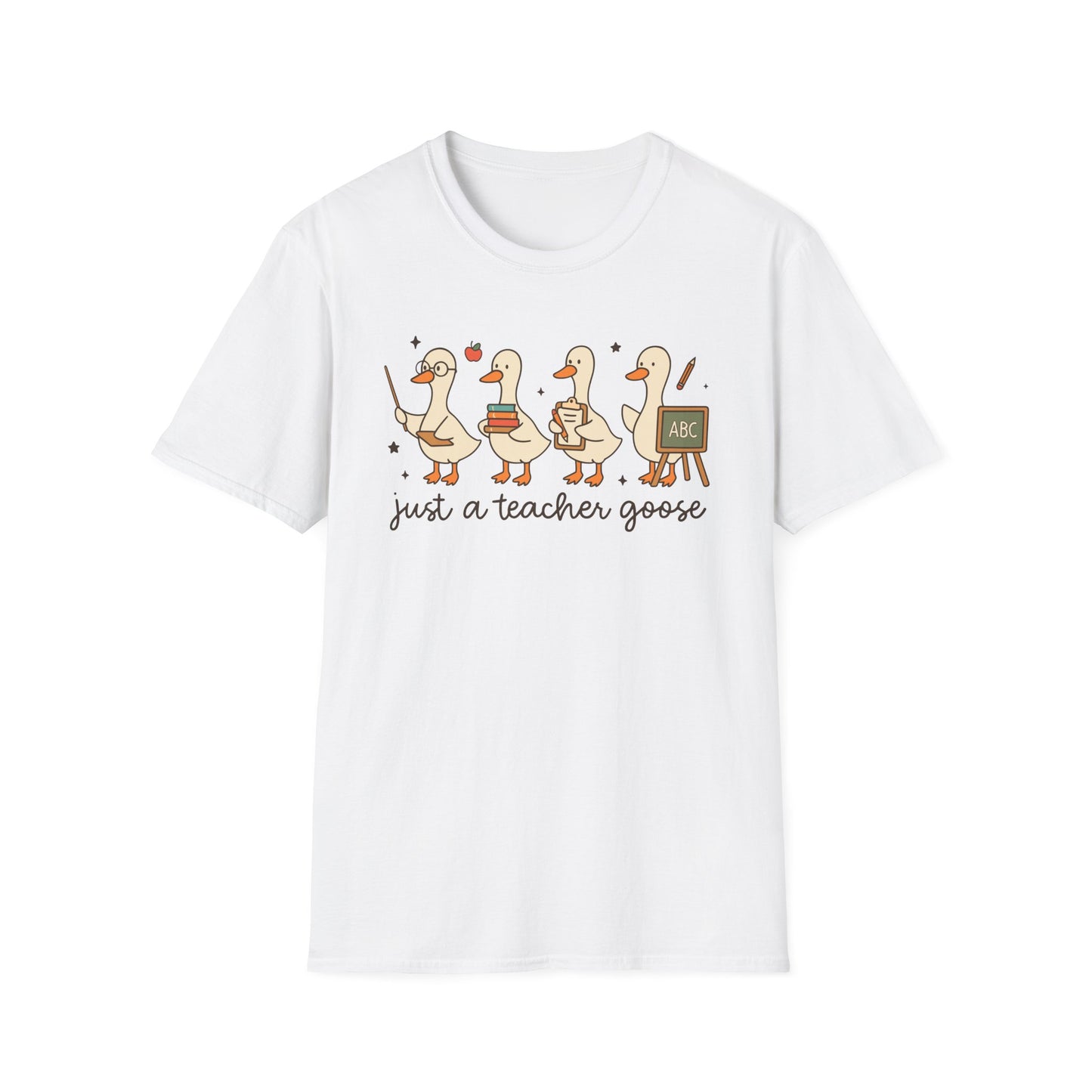 Just a Teacher Goose Shirt | Cute Goose Teacher Tee