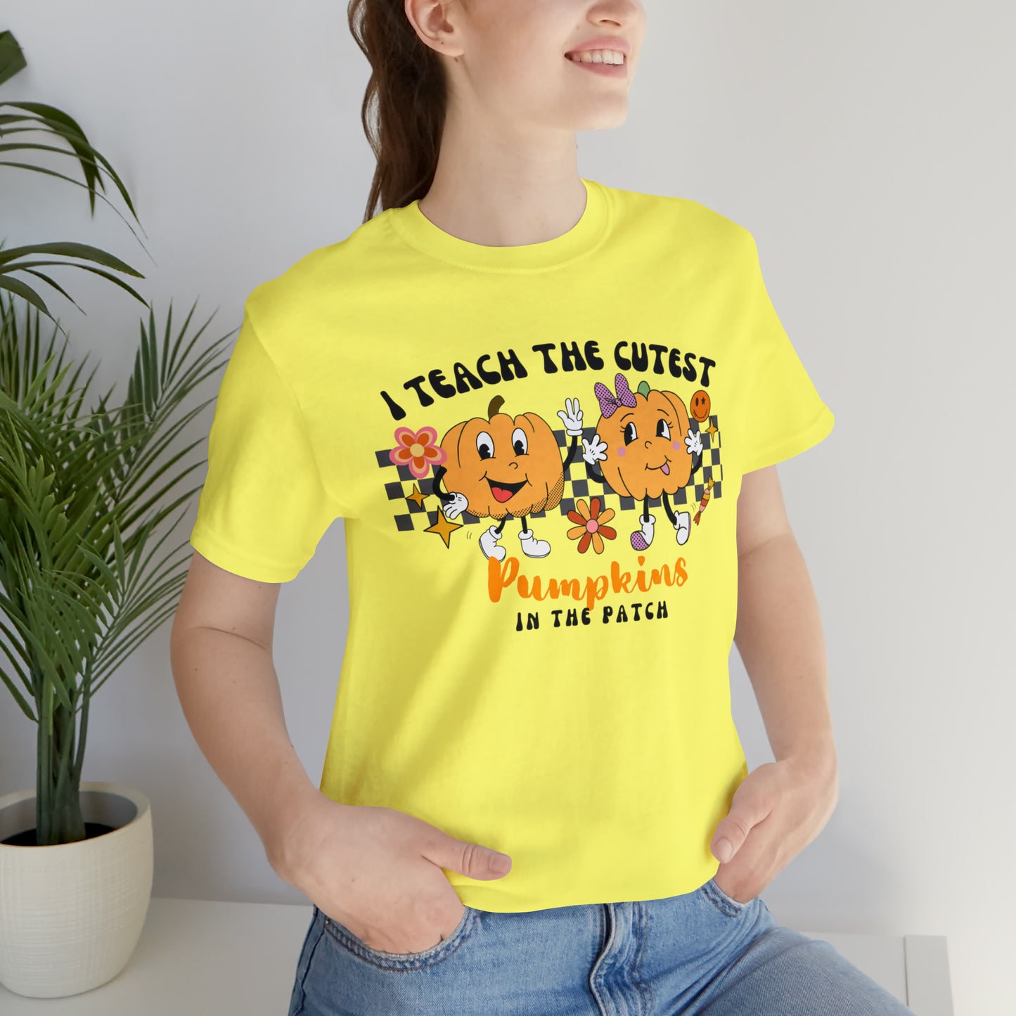 I Teach the Cutest Pumpkins Retro Tee