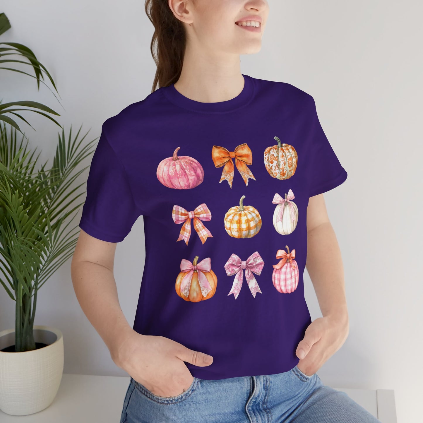 Coquette Gingham Pumpkins Tee