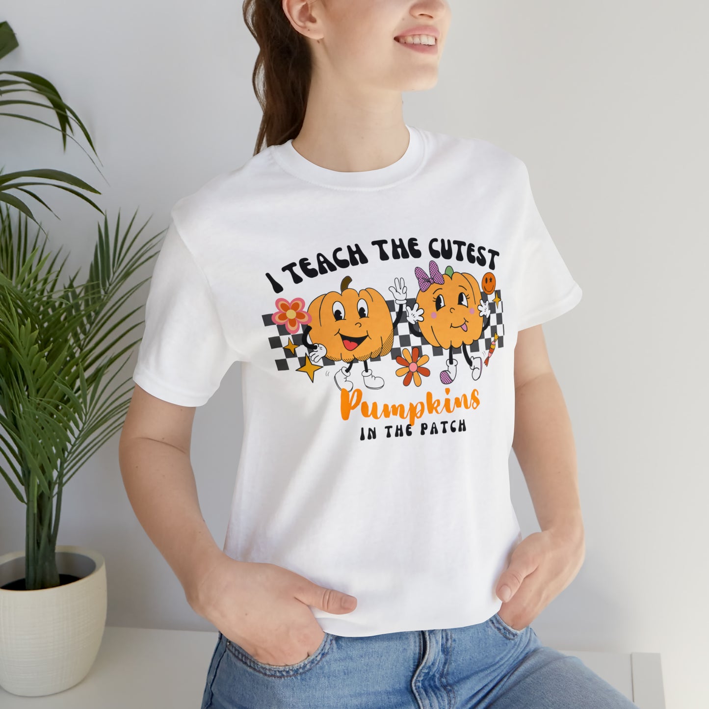 I Teach the Cutest Pumpkins Retro Tee
