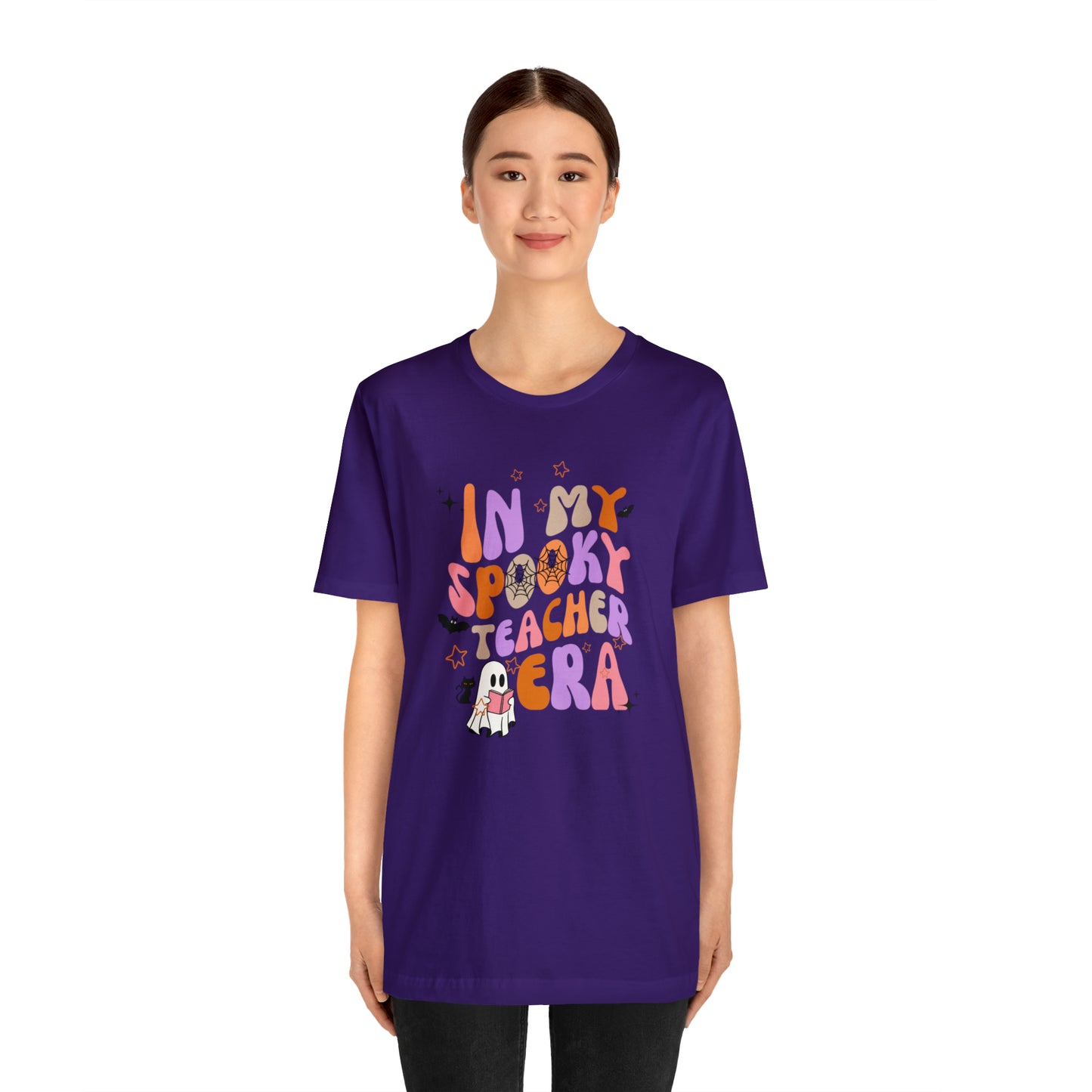 In My Spooky Teacher Era Unisex Jersey Short Sleeve Tee