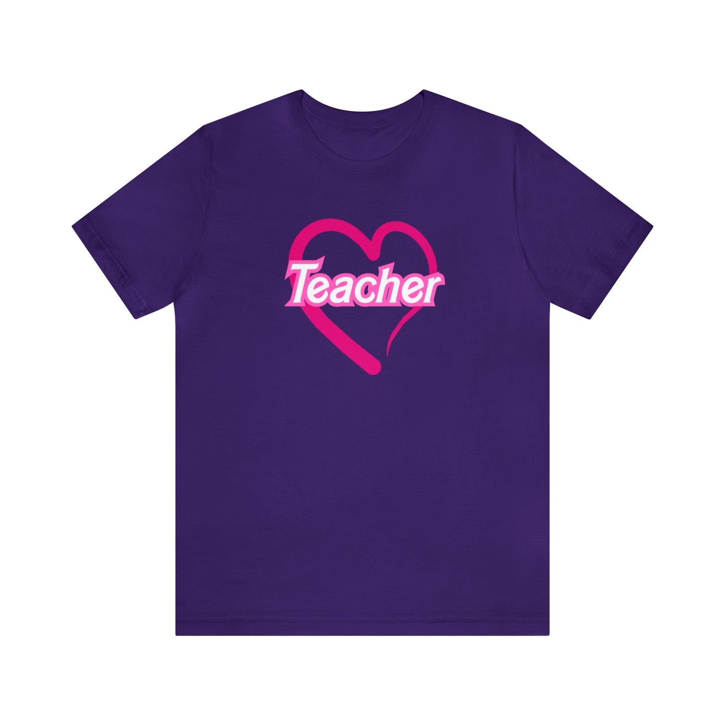 Teacher Doll Font Unisex Jersey Short Sleeve Tee