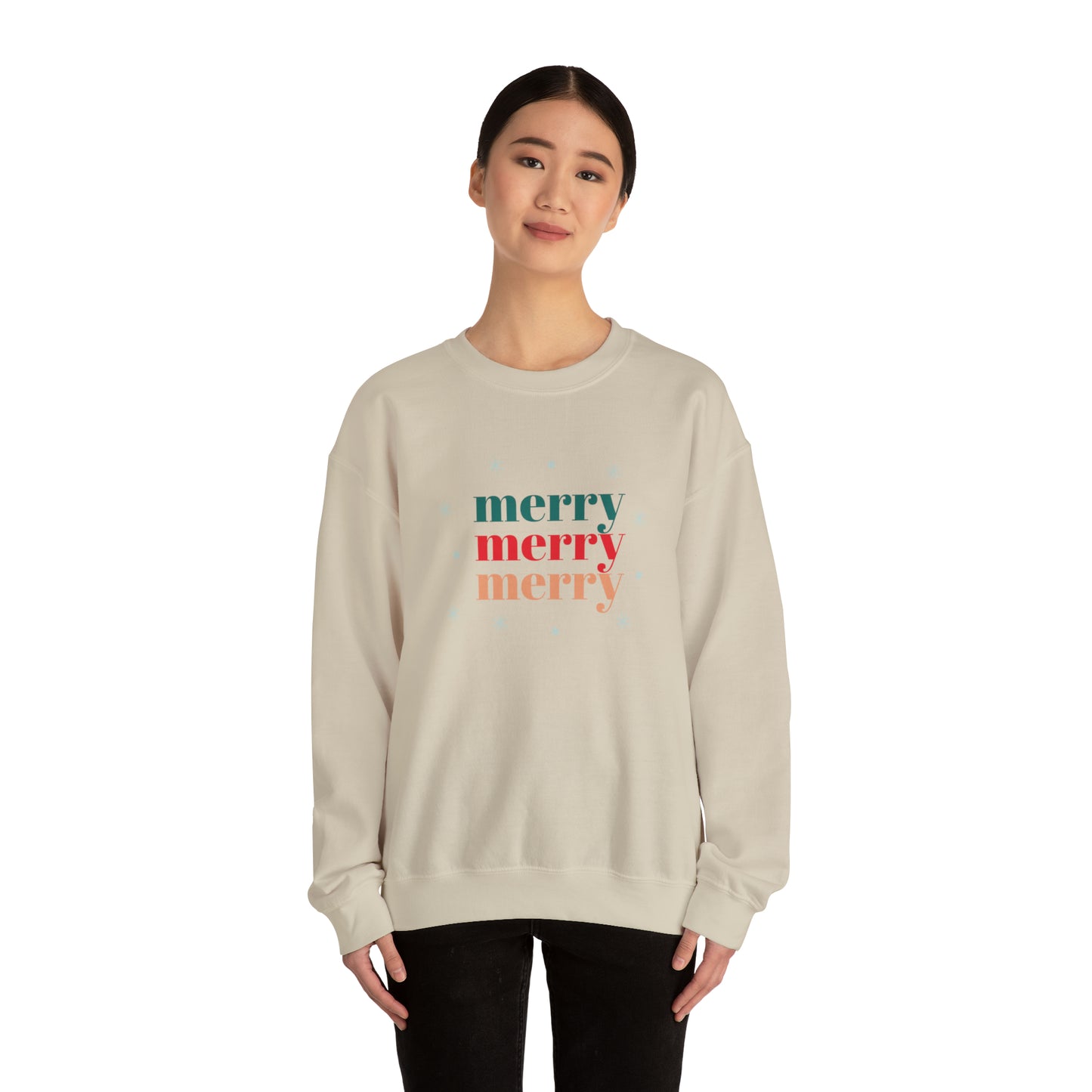 Merry Merry Merry Unisex Heavy Blend™ Crewneck Sweatshirt