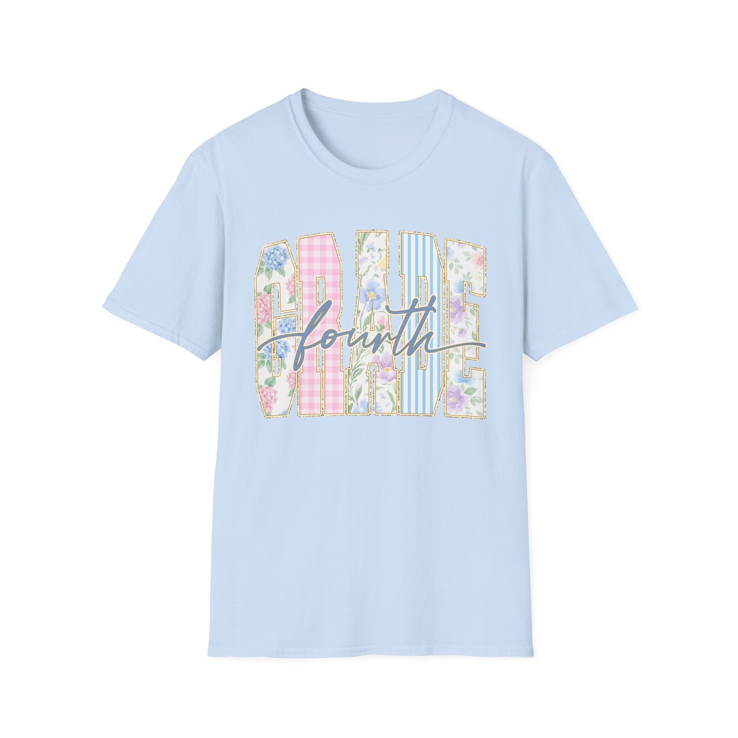 Fourth Grade Teacher Shirt | Floral Coquette Back to School Tee