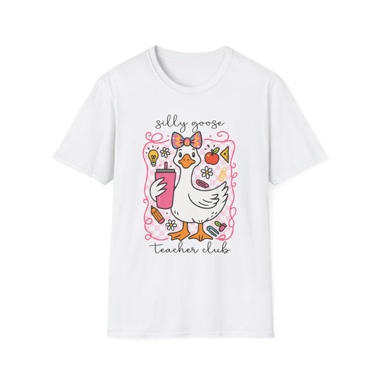 Silly Goose Teacher Club Shirt | Cute Teacher Goose Tee