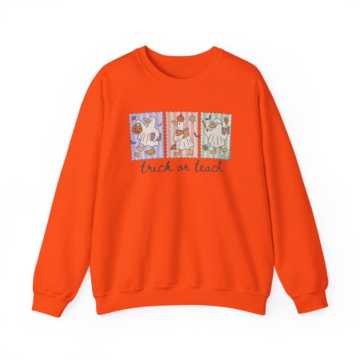 Halloween Goose Costume Teacher Sweatshirt