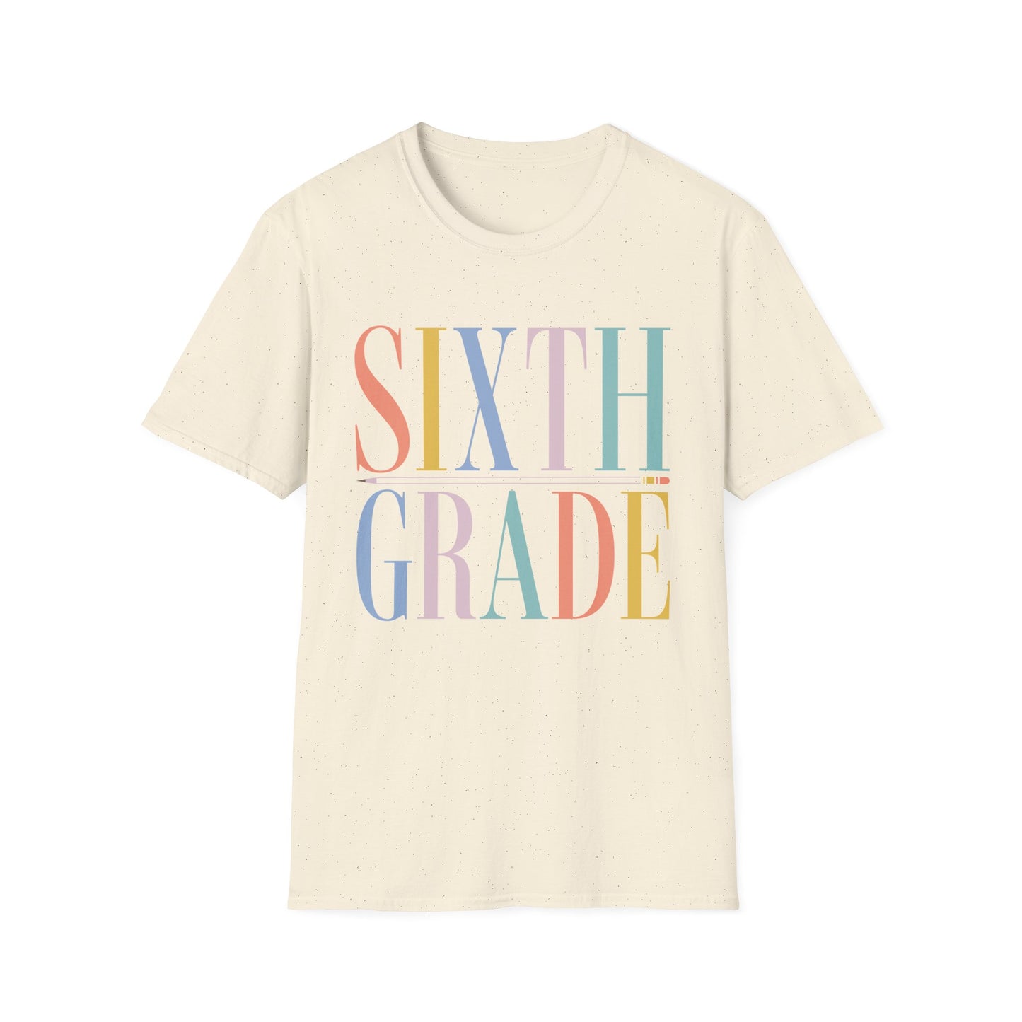 Sixth Grade Colorblock Teacher Tee