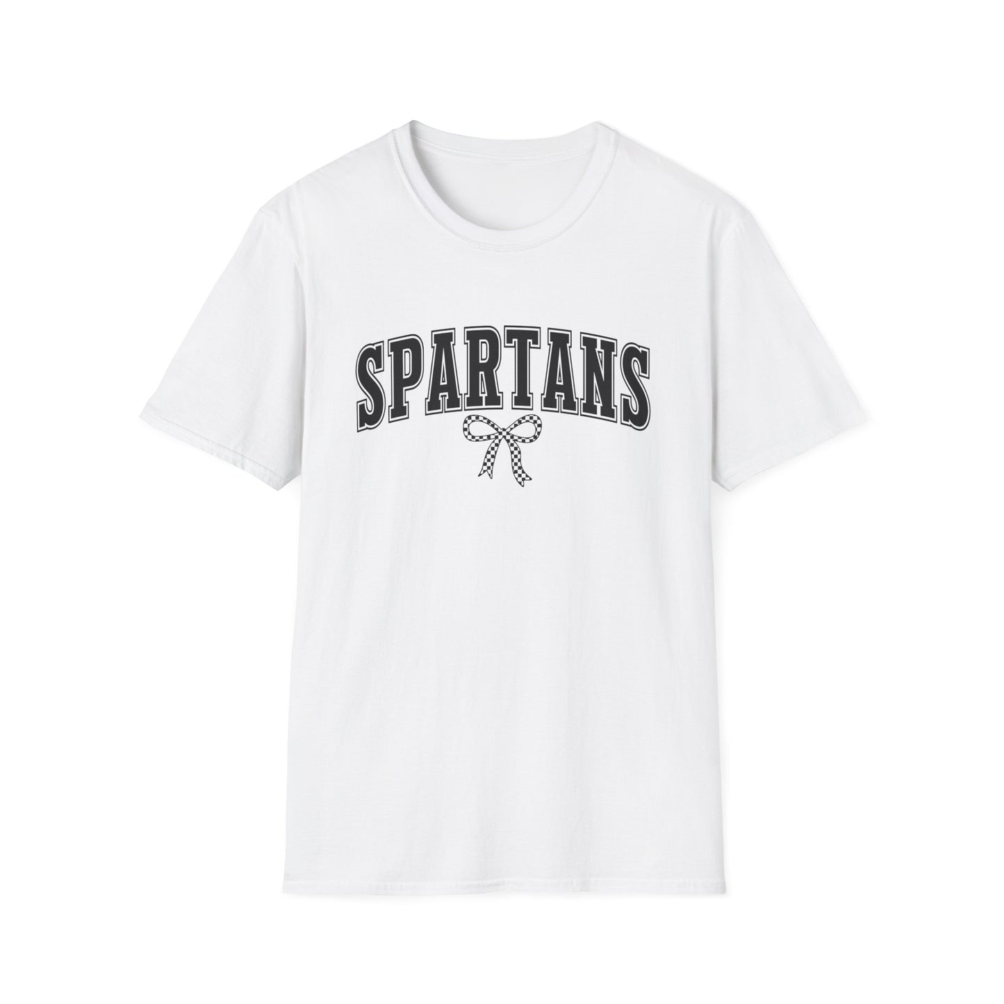 Spartans School Spirit Teacher Tee Retro Bow