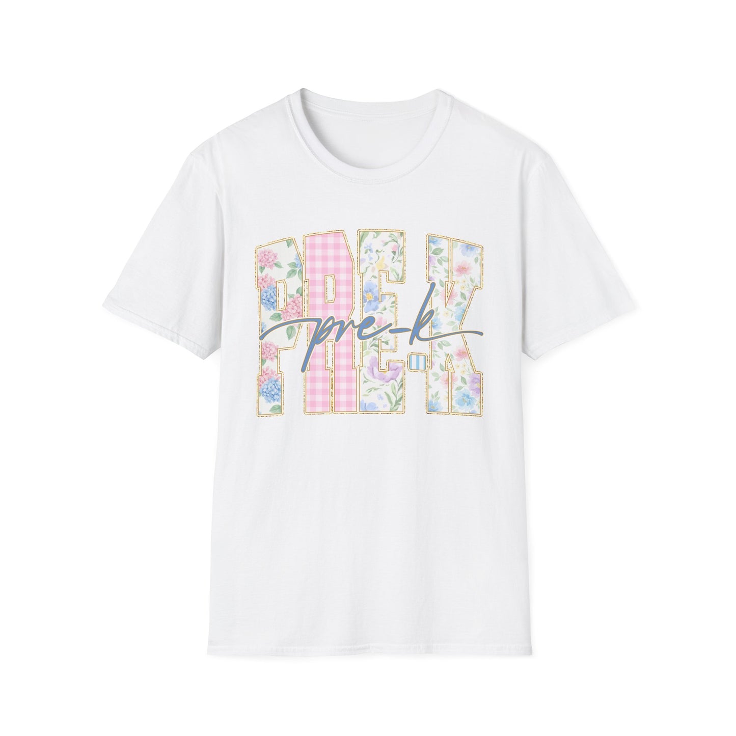 Pre-K Teacher Shirt | Floral Coquette Back to School Tee