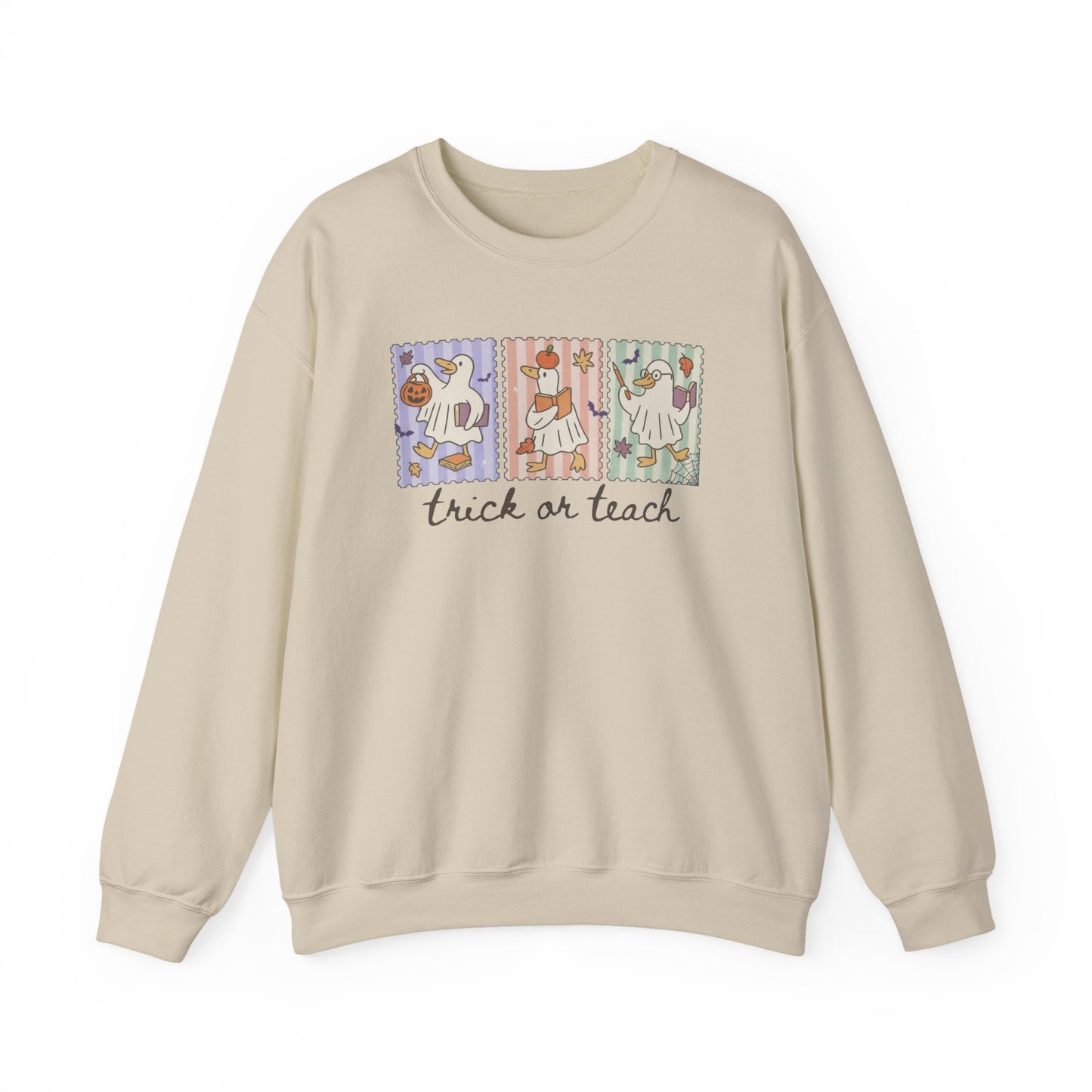 Halloween Goose Costume Teacher Sweatshirt
