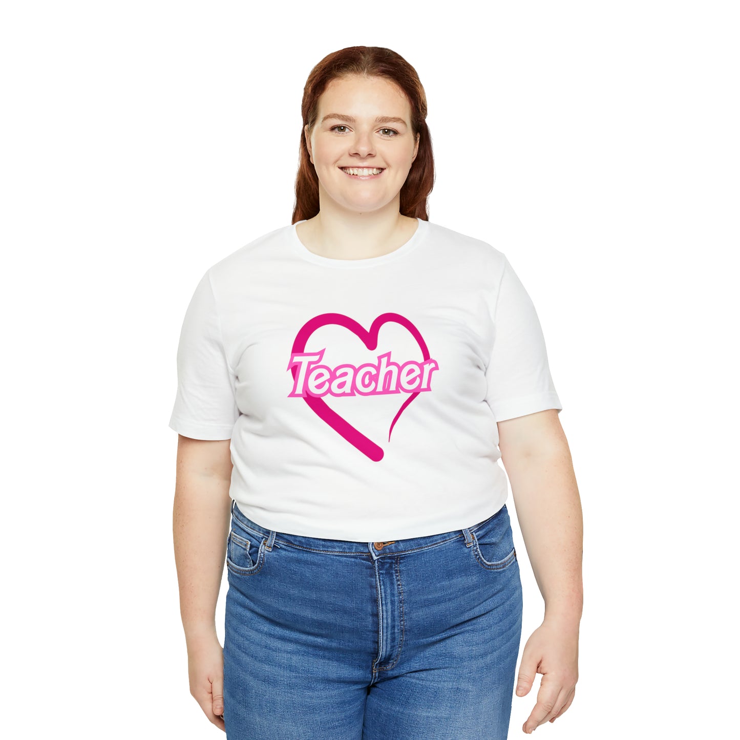 Teacher Doll Font Unisex Jersey Short Sleeve Tee