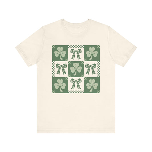 Shamrocks and Ribbons St. Patrick's Tee
