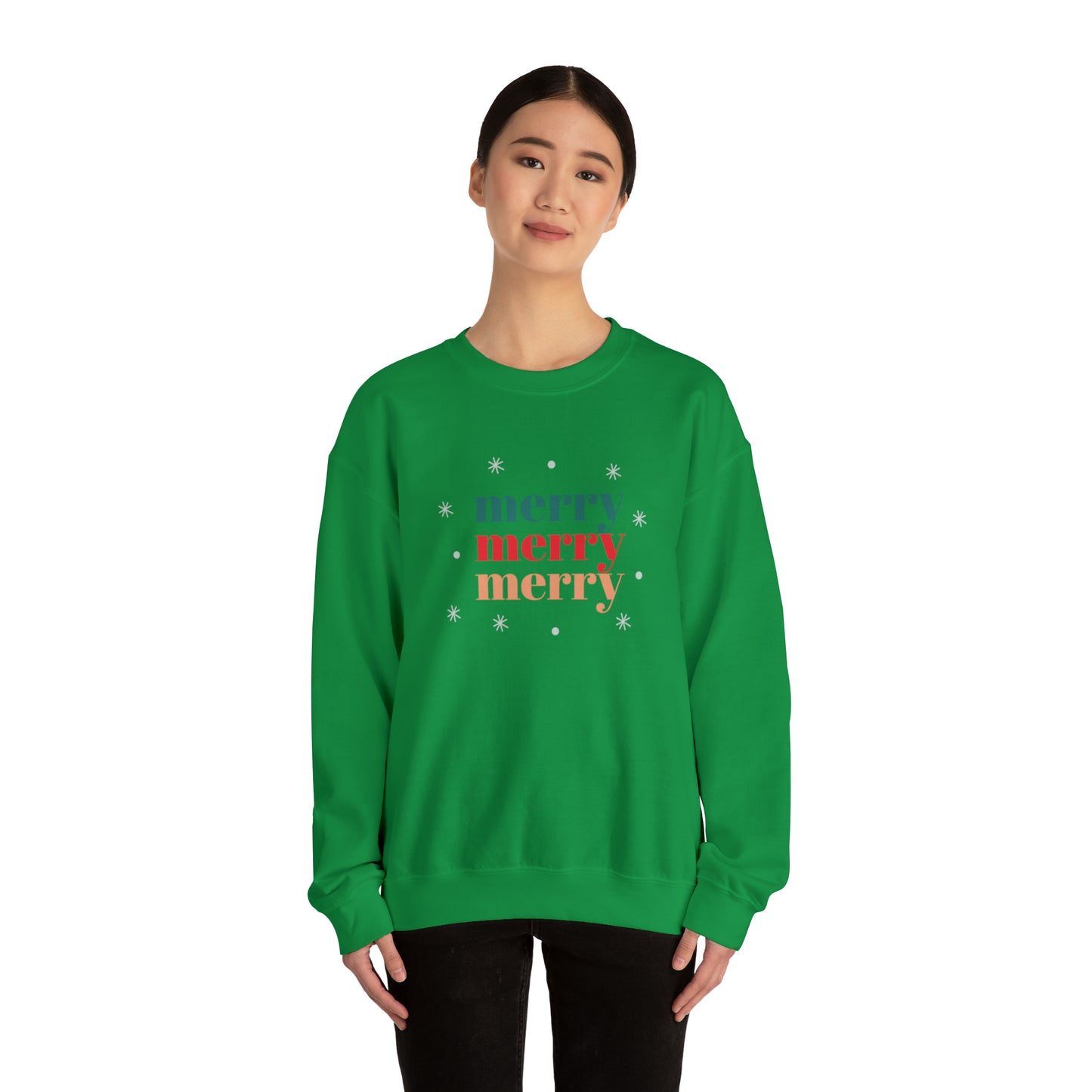 Merry Merry Merry Unisex Heavy Blend™ Crewneck Sweatshirt