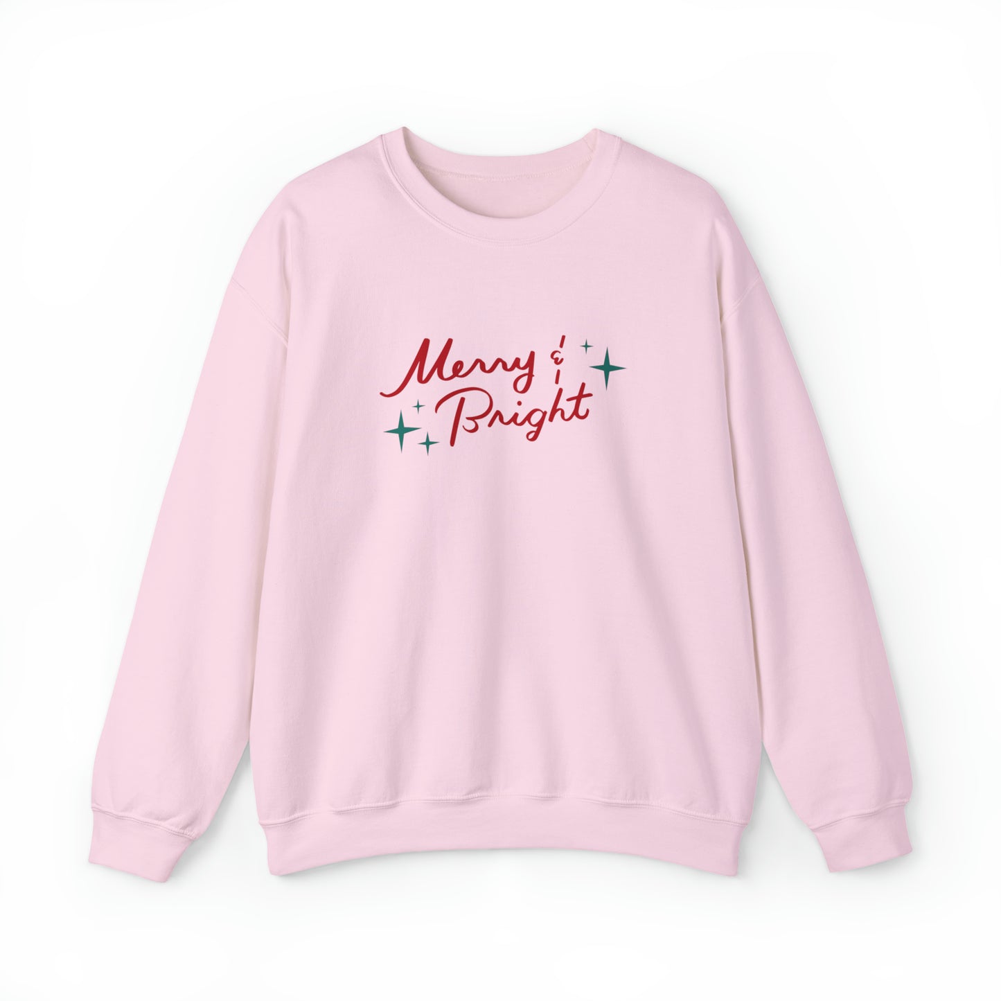 Merry & Bright Red Unisex Heavy Blend™ Crewneck Sweatshirt