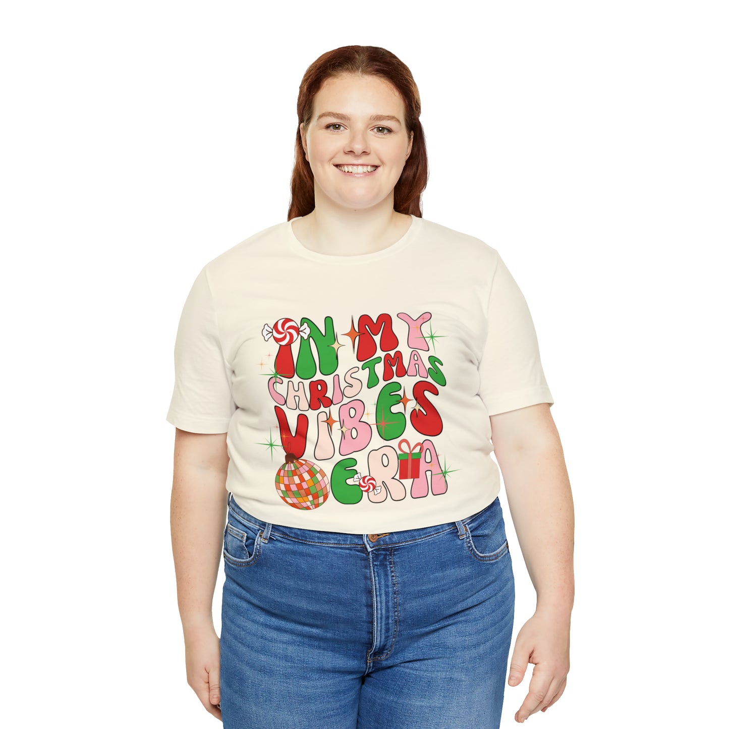 In My Christmas Vibes Era Unisex Jersey Short Sleeve Tee