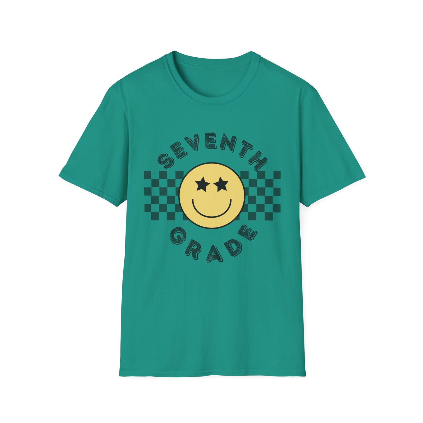 Seventh Grade Star Eyed Smiley Tee