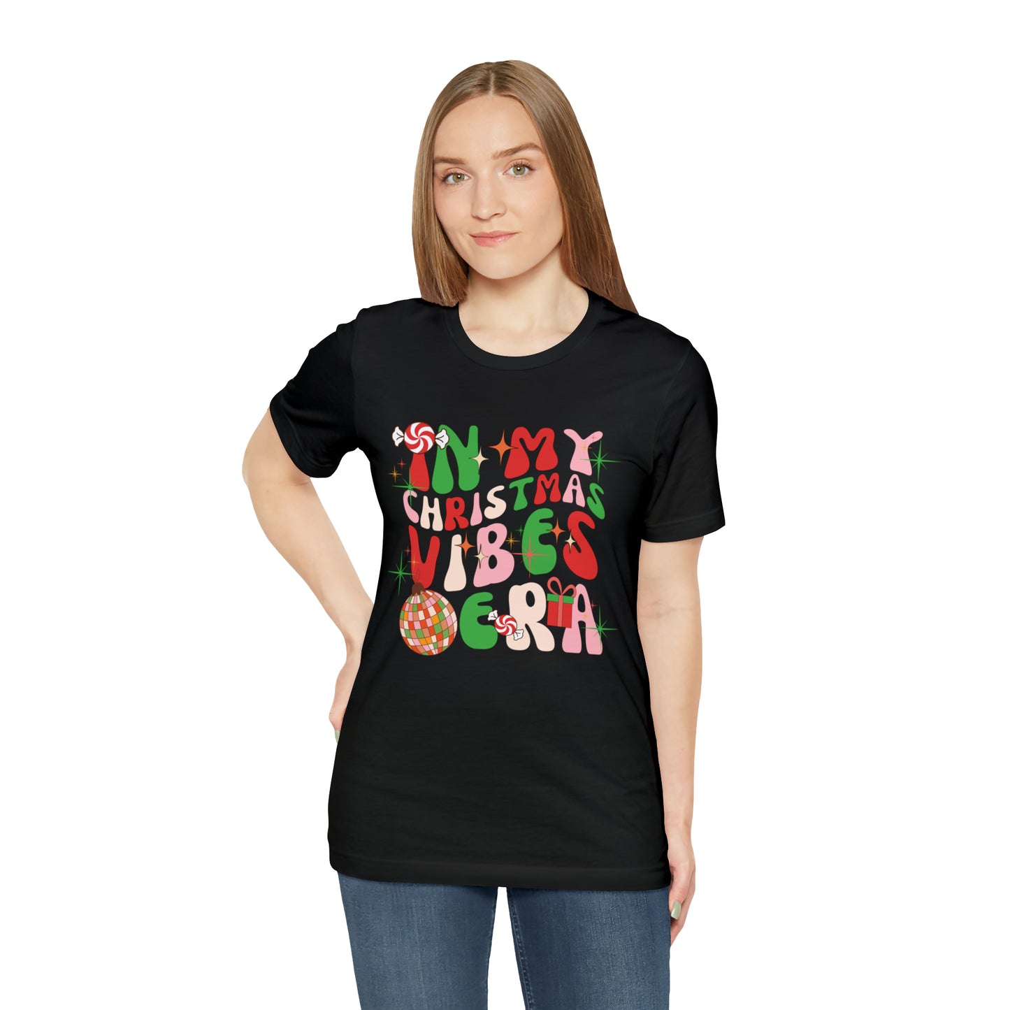 In My Christmas Vibes Era Unisex Jersey Short Sleeve Tee