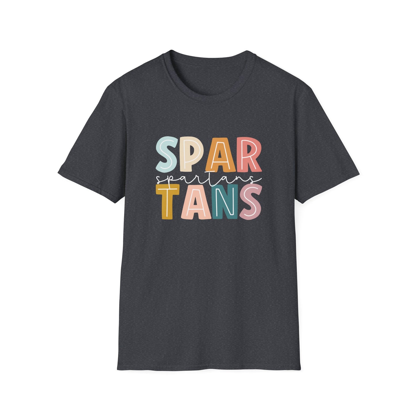 Spartans Colorblock School Spirit Teacher Tee