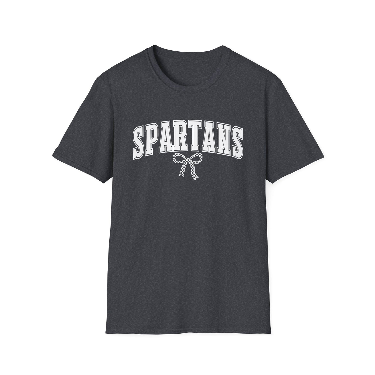 Spartans School Spirit Teacher Tee Retro Bow