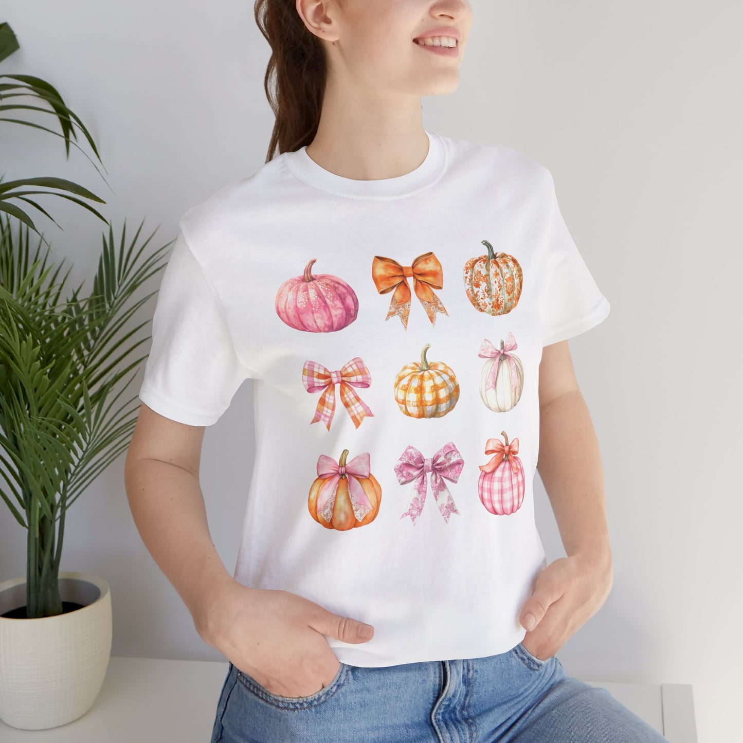 Coquette Gingham Pumpkins Tee