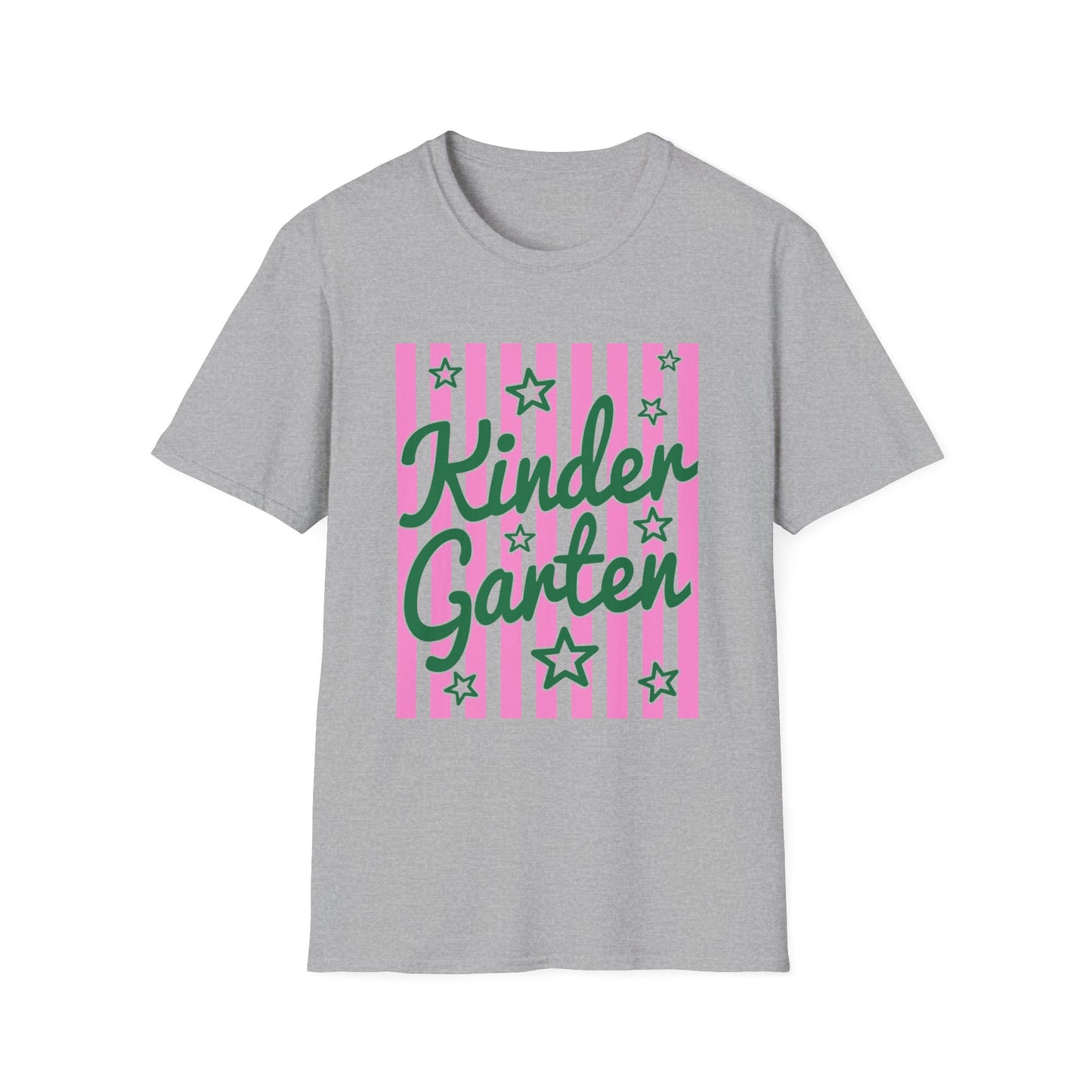 Kindergarten Striped Stars Teacher Tee