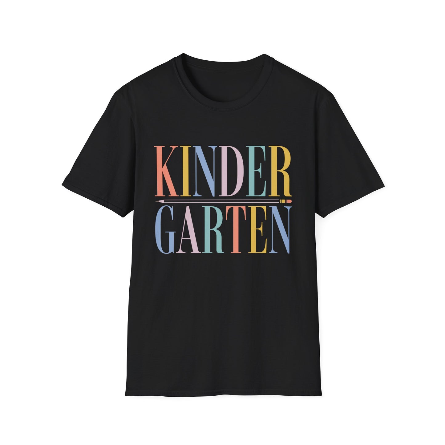 Kindergarten Colorblock Teacher Tee
