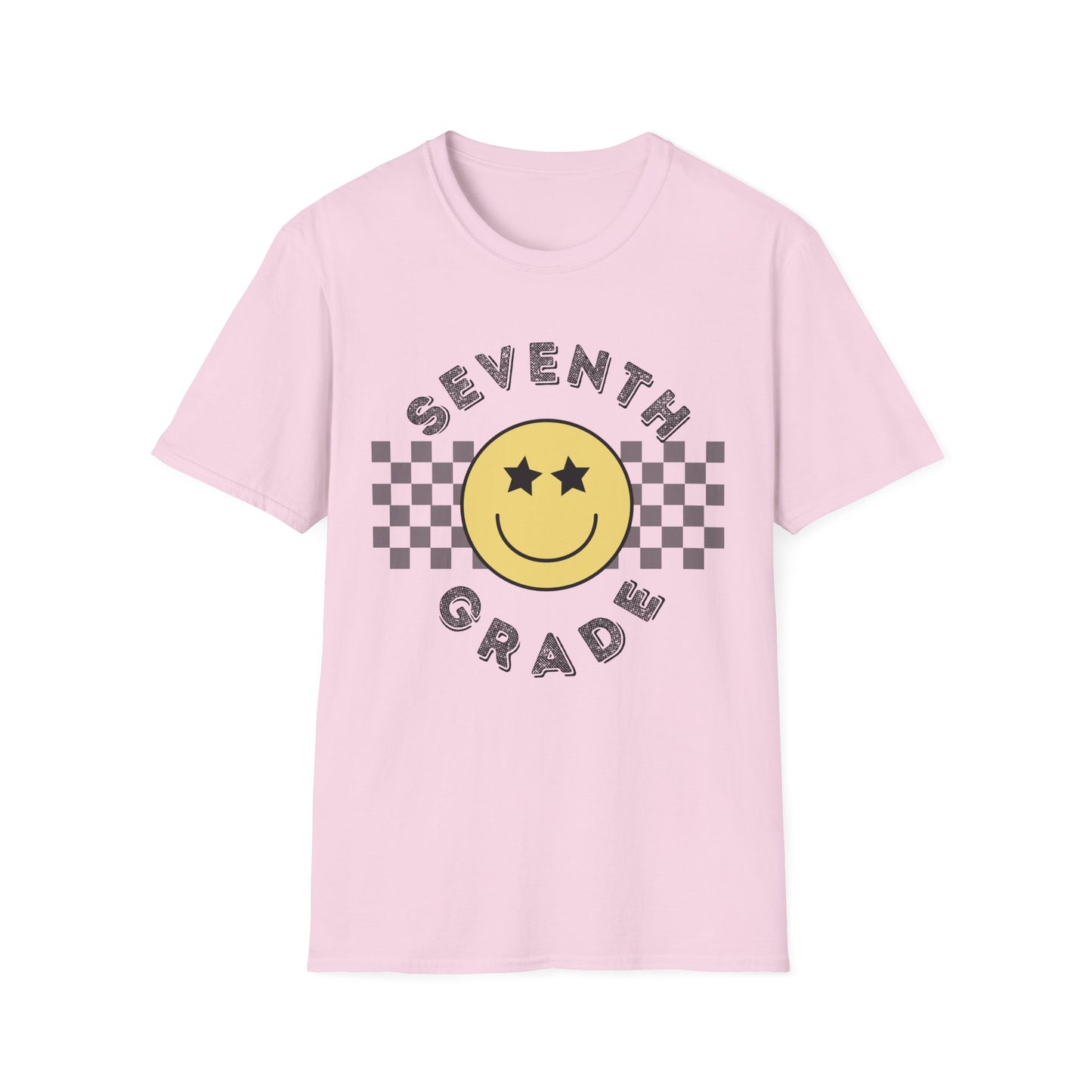 Seventh Grade Star Eyed Smiley Tee