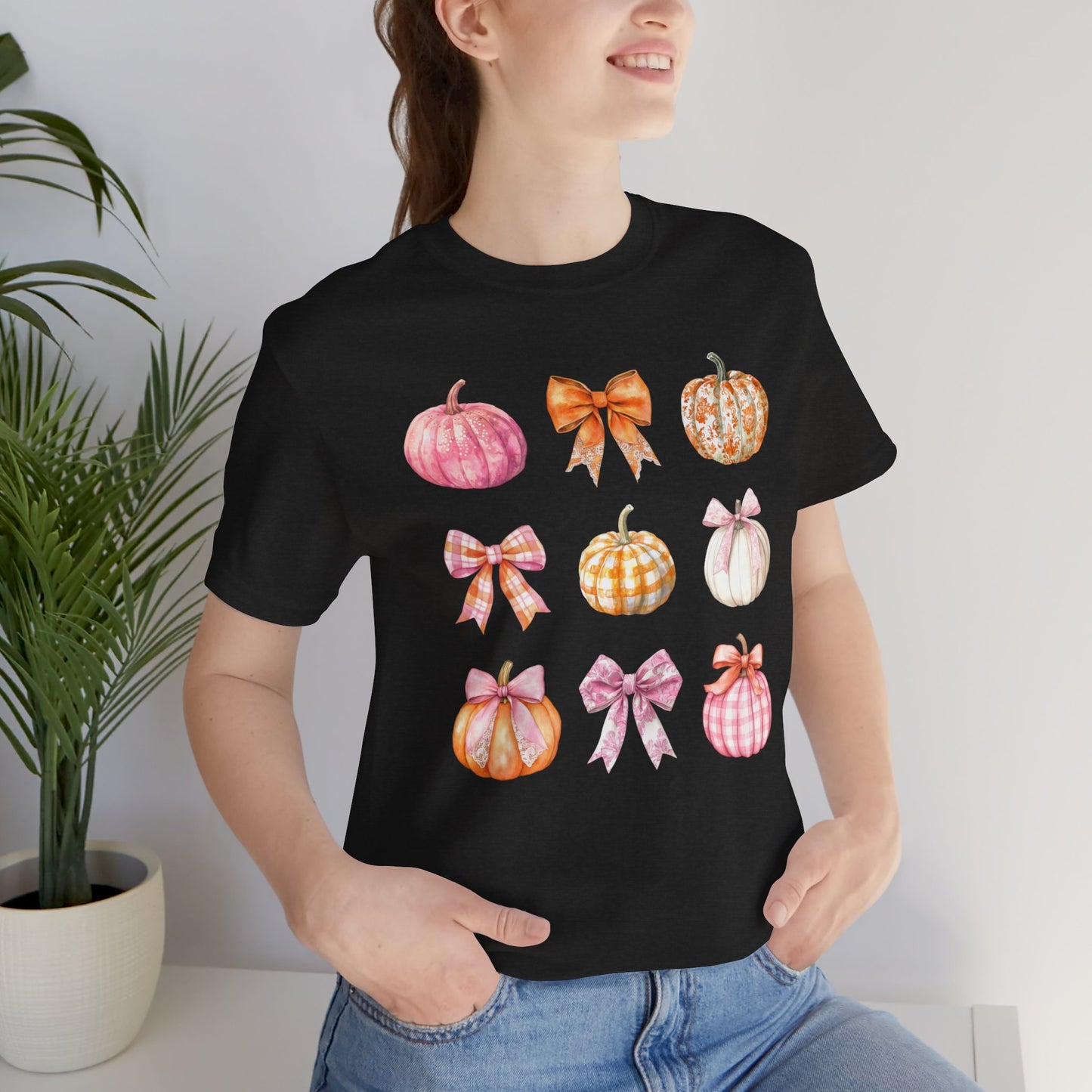 Coquette Gingham Pumpkins Tee