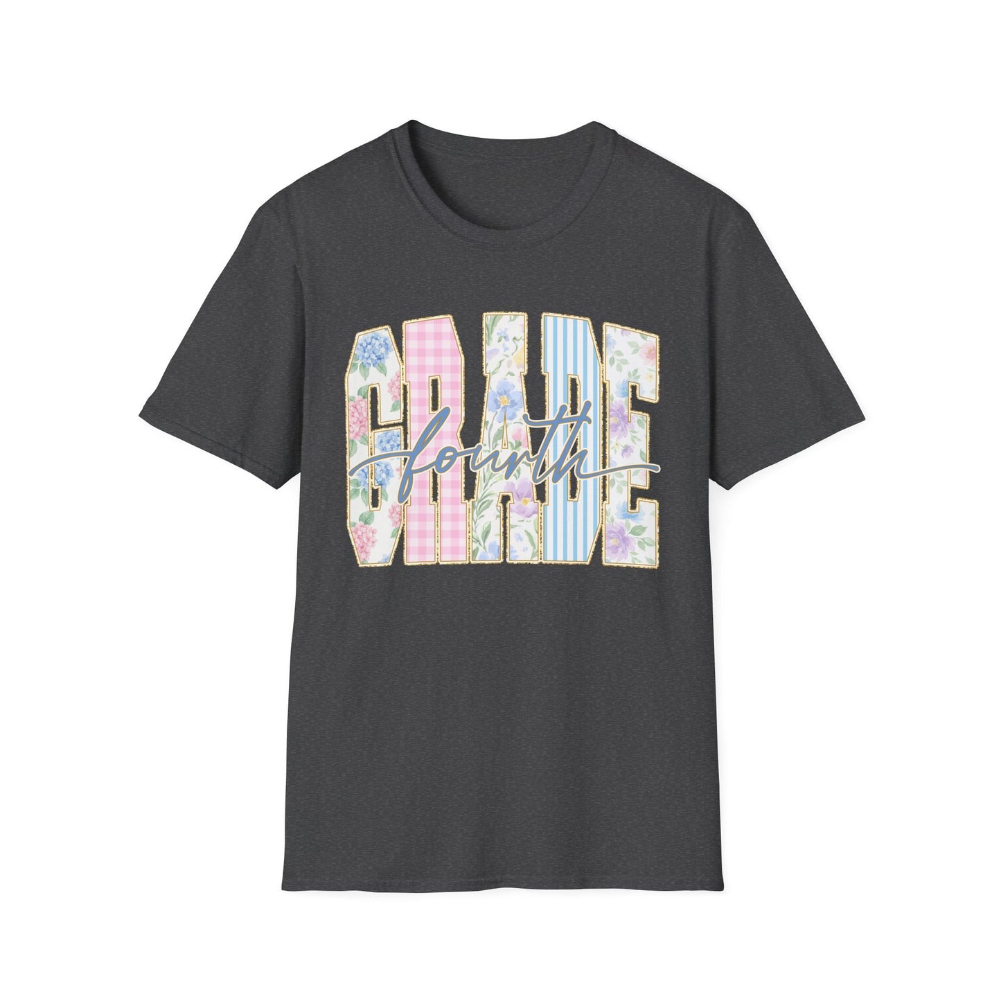 Fourth Grade Teacher Shirt | Floral Coquette Back to School Tee