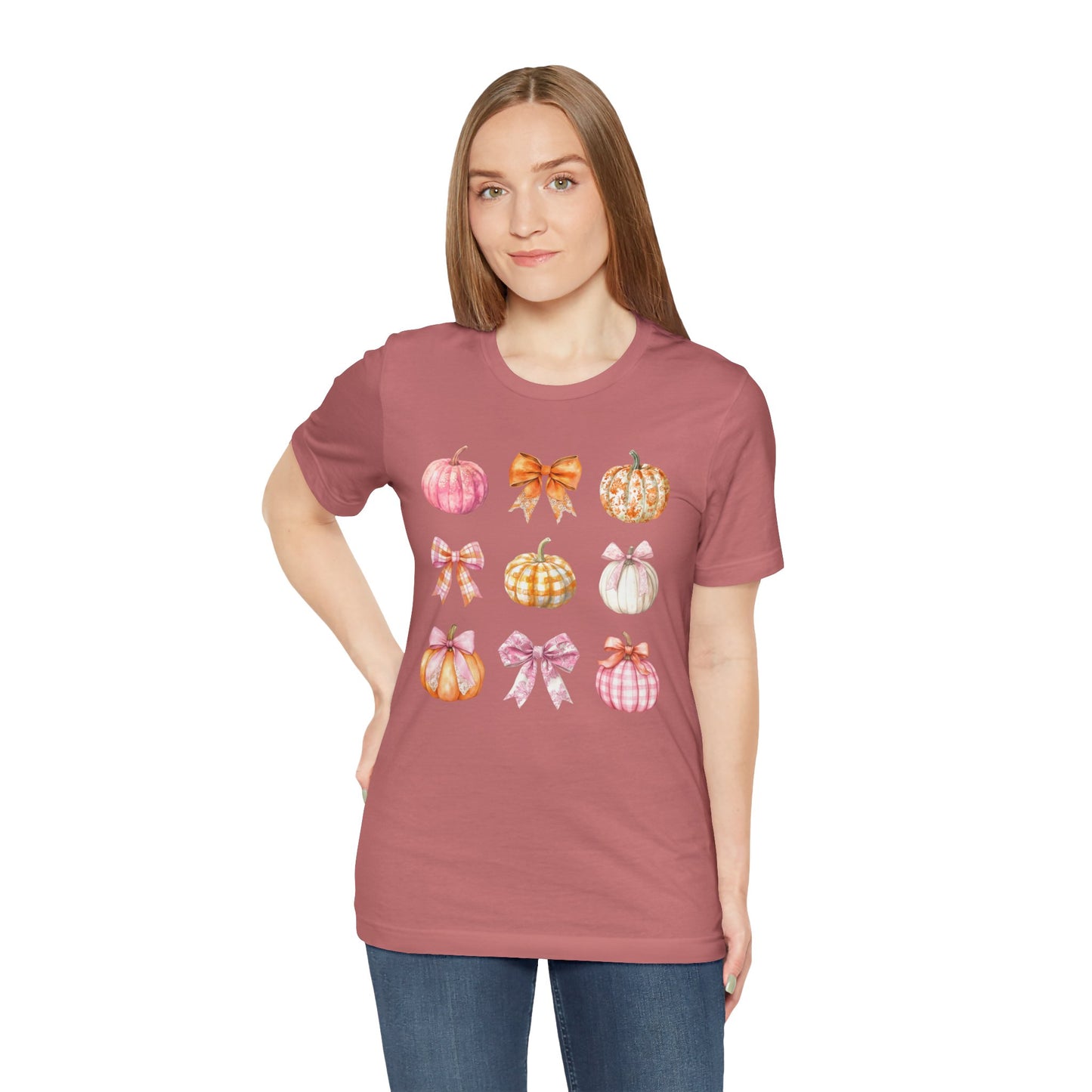 Coquette Gingham Pumpkins Tee
