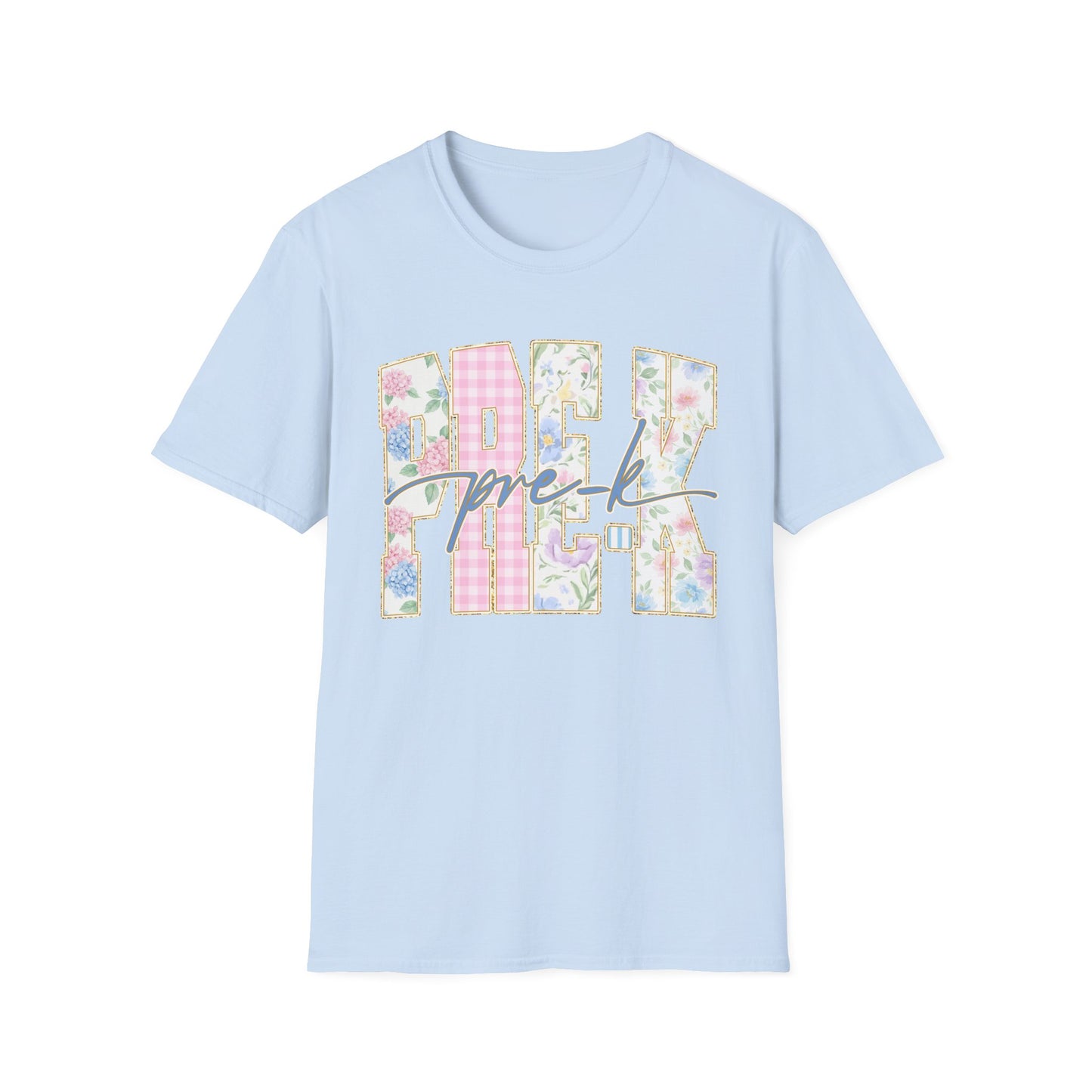 Pre-K Teacher Shirt | Floral Coquette Back to School Tee