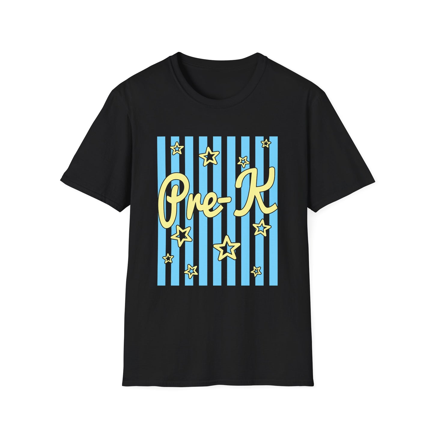 Pre-K Striped Stars Teacher Tee