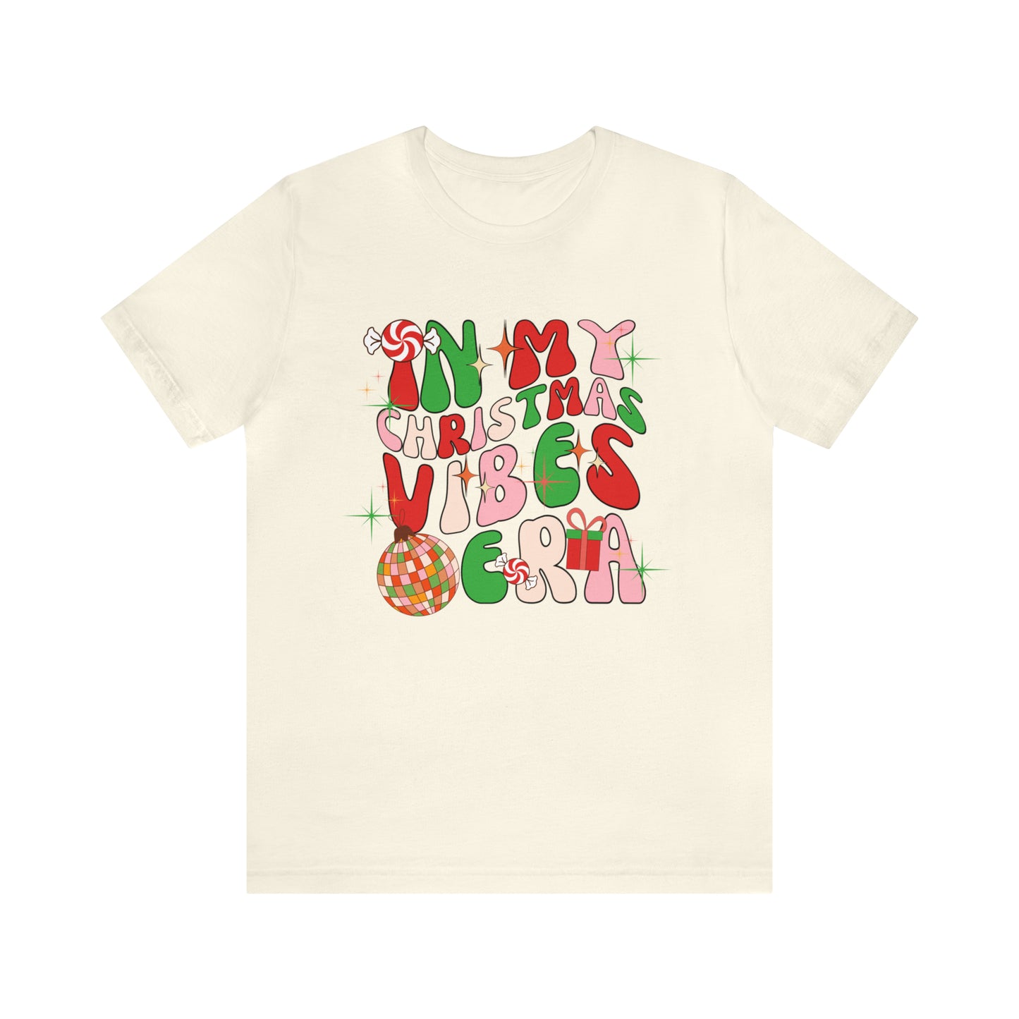 In My Christmas Vibes Era Unisex Jersey Short Sleeve Tee