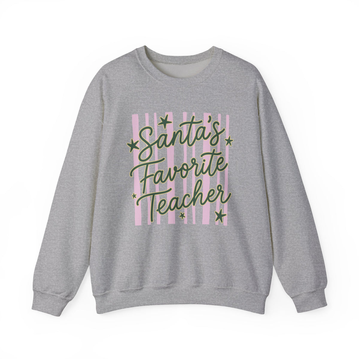 Santa’s Favorite Teacher Crewneck Sweatshirt
