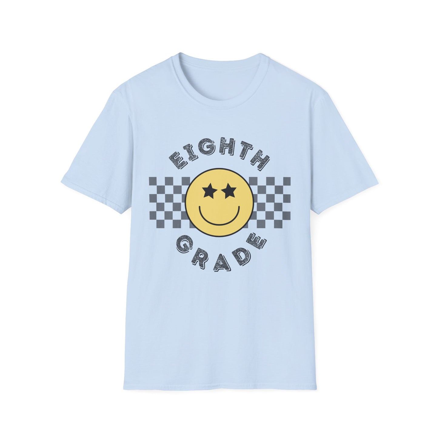 Eighth Grade Star Eyed Smiley Tee