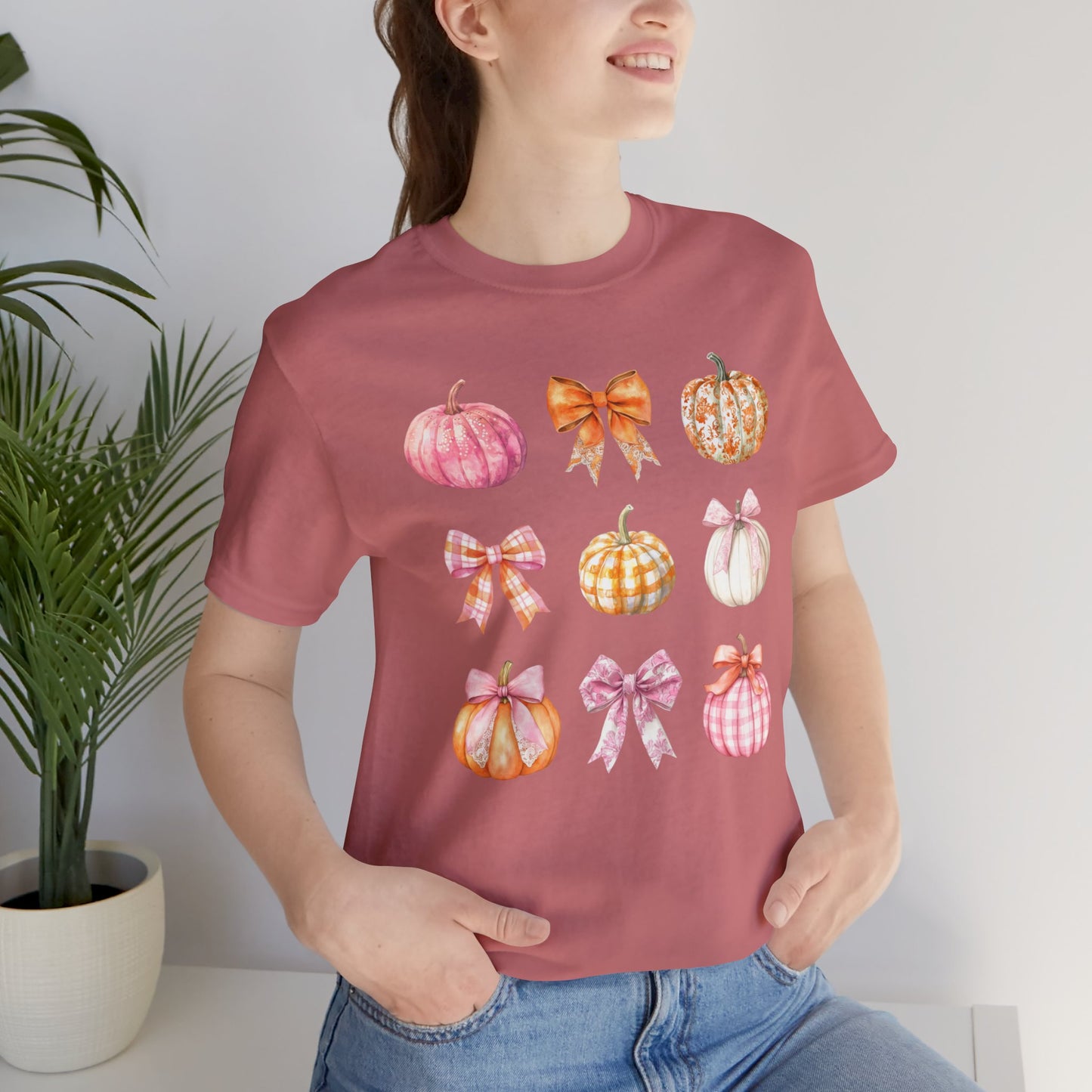 Coquette Gingham Pumpkins Tee