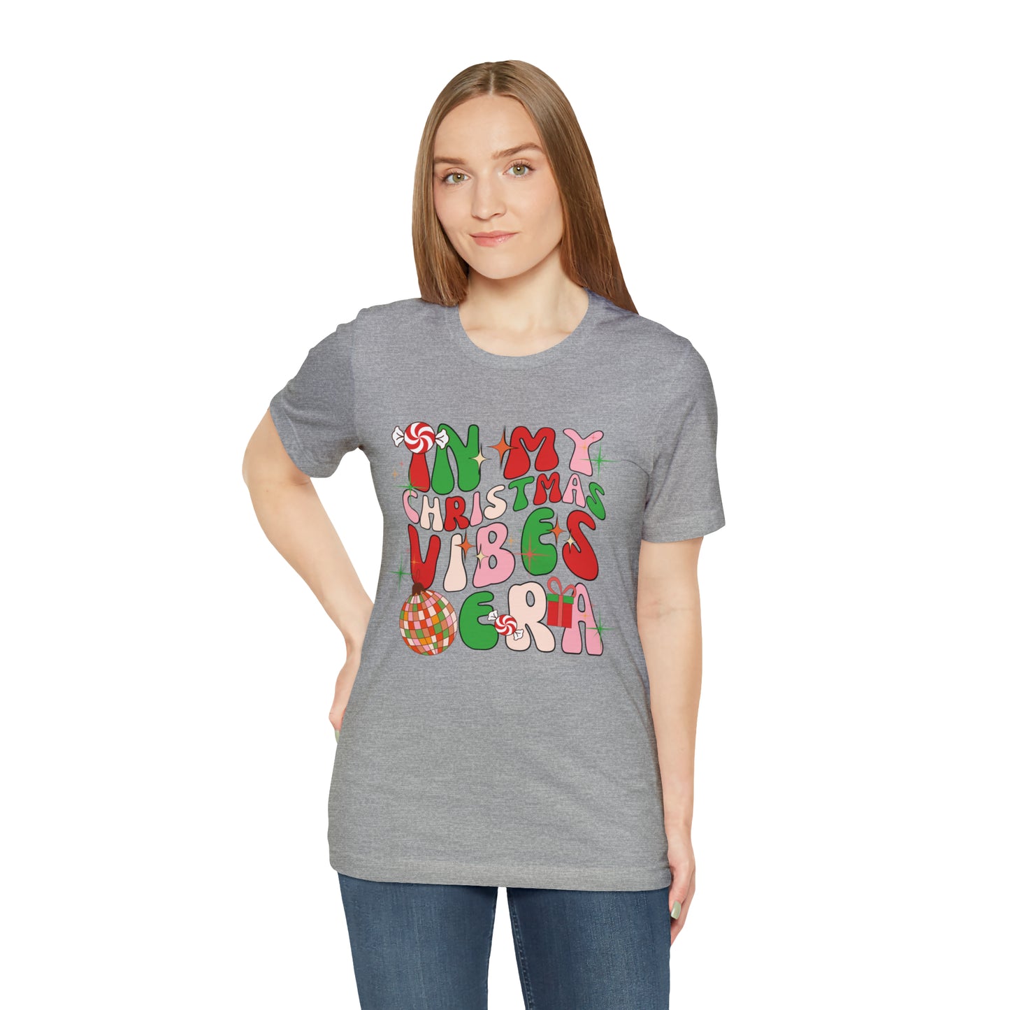 In My Christmas Vibes Era Unisex Jersey Short Sleeve Tee