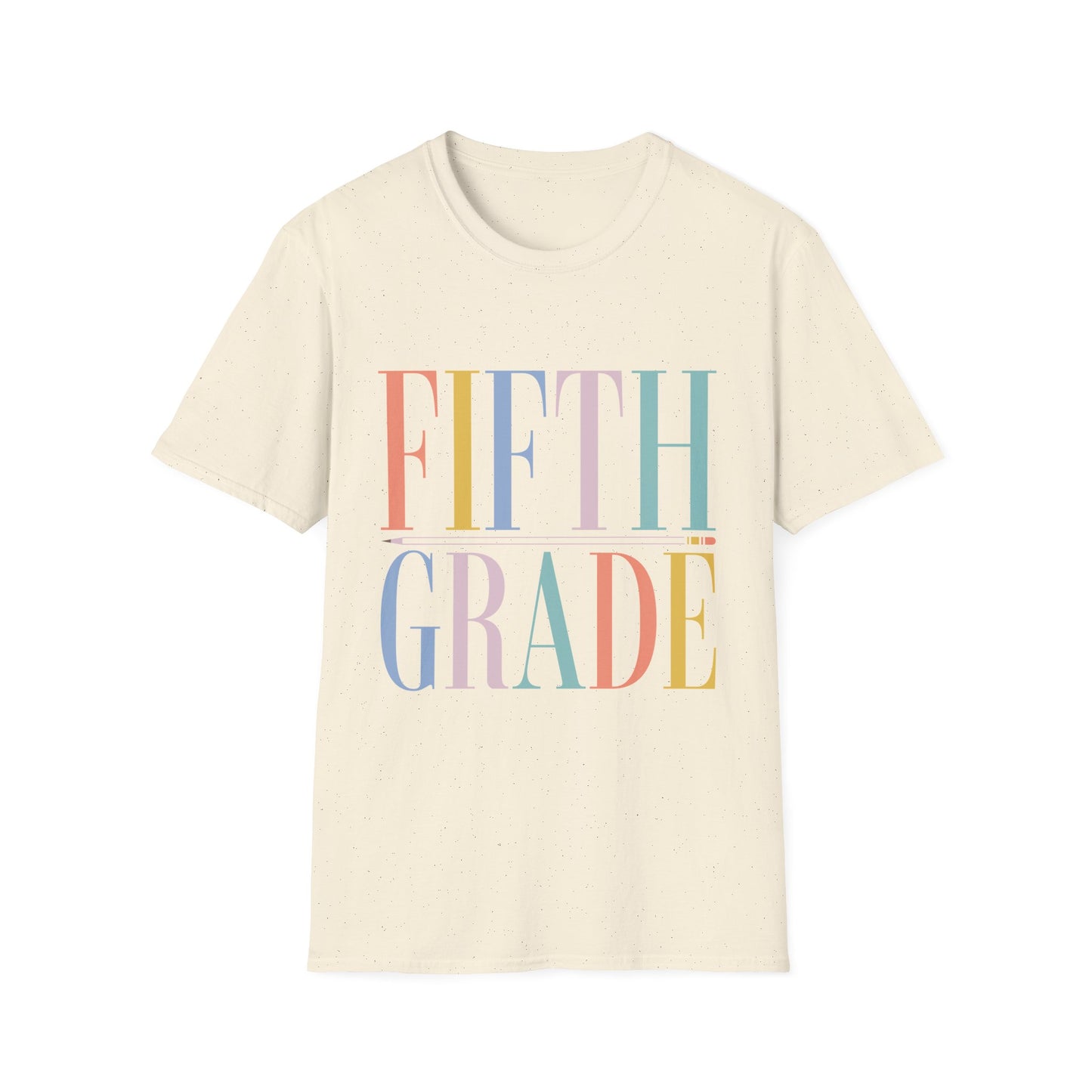 Fifth Grade Colorblock Teacher Tee