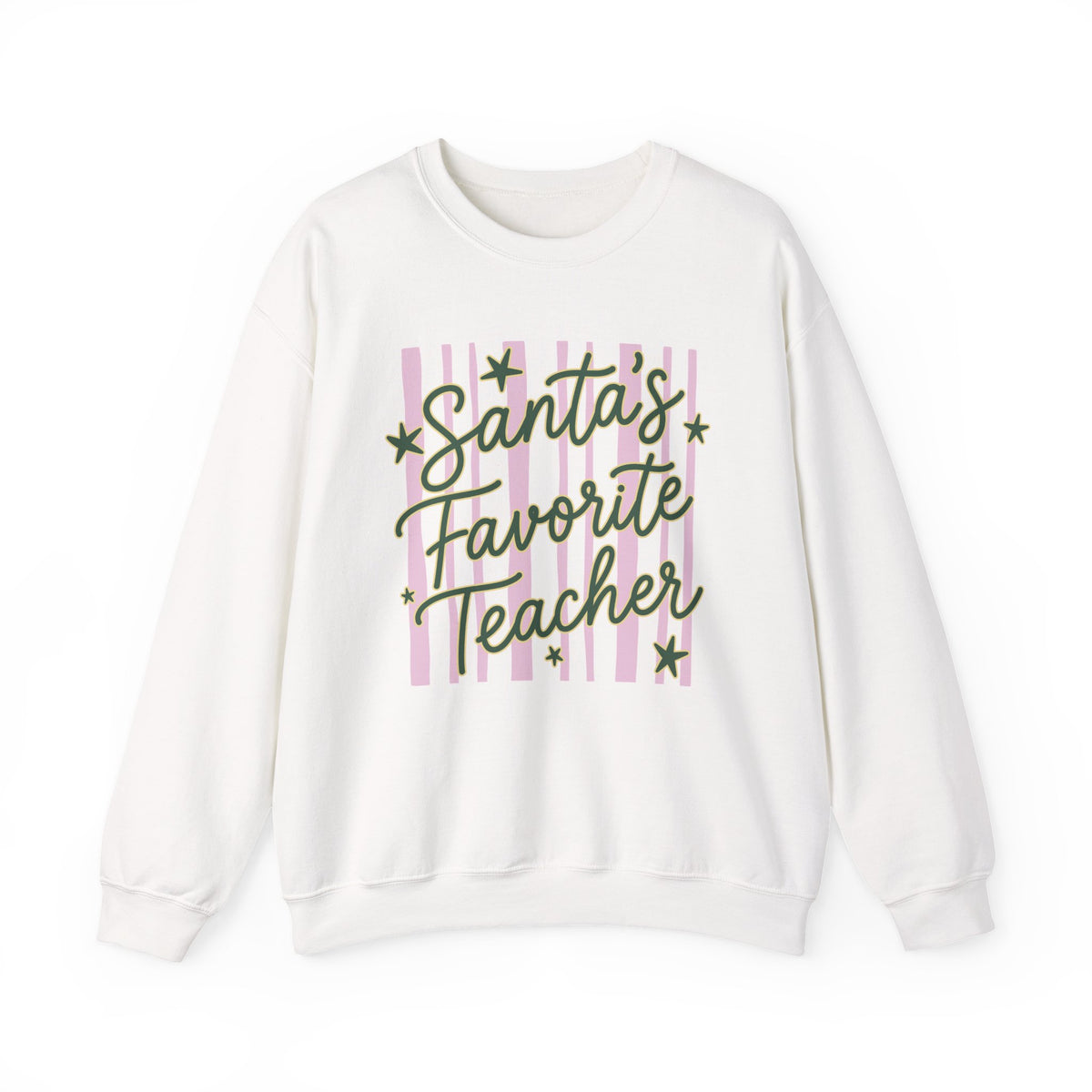 Santa’s Favorite Teacher Crewneck Sweatshirt