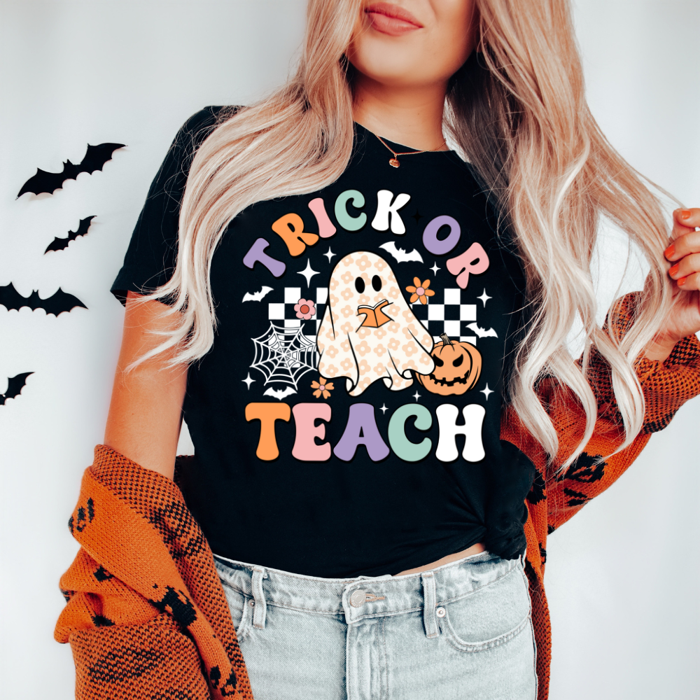 Trick or Teach Ghost Tee