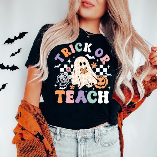 Trick or Teach Ghost Tee