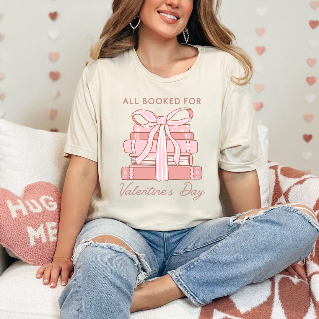 All Booked For Valentine's Tee