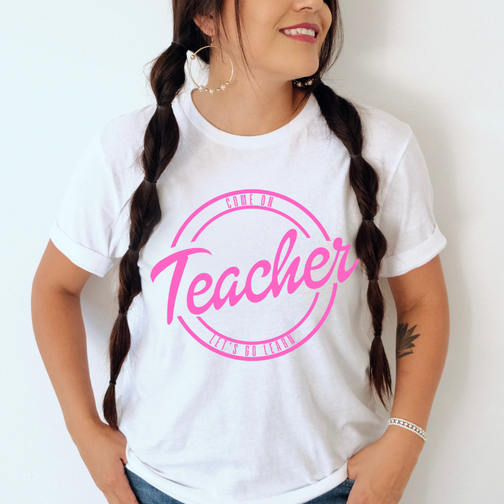 Come On Teacher Let's Go Learn Unisex Jersey Short Sleeve Tee