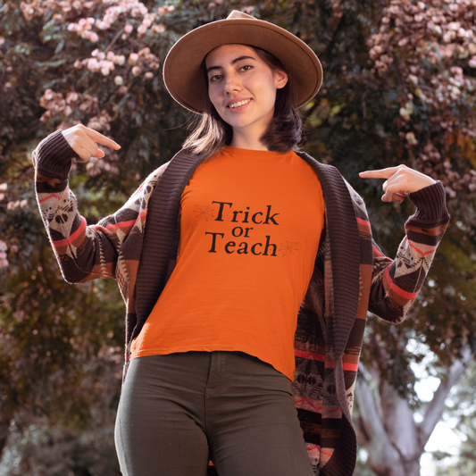 Trick or Teach Unisex Jersey Short Sleeve Tee