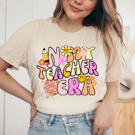 In My Teacher Era Retro Unisex Jersey Short Sleeve Tee