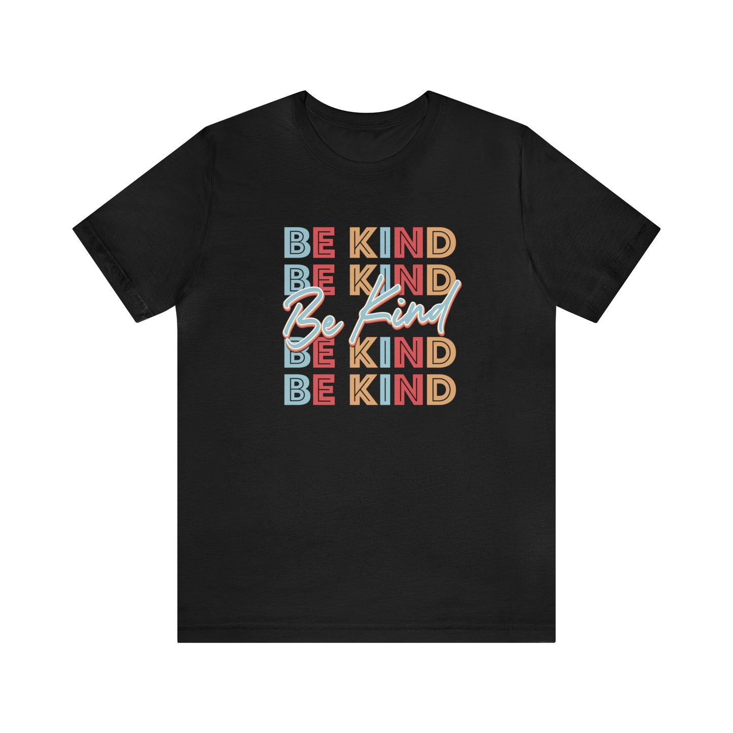 BE KIND on Repeat Unisex Jersey Short Sleeve Tee