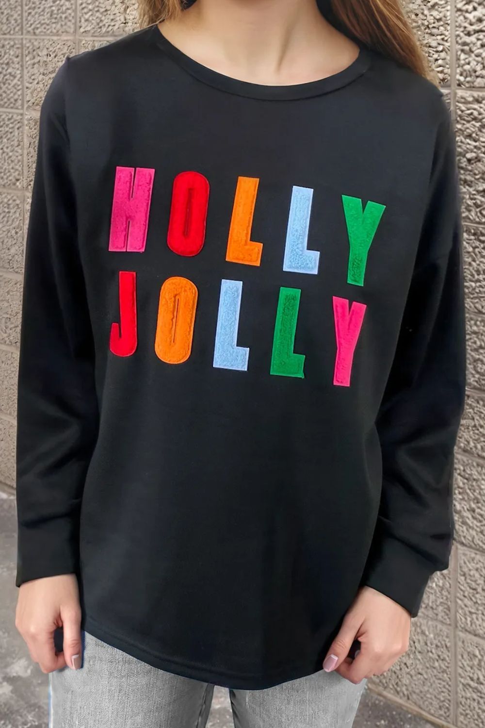 Holly Jolly Long Sleeve Top
