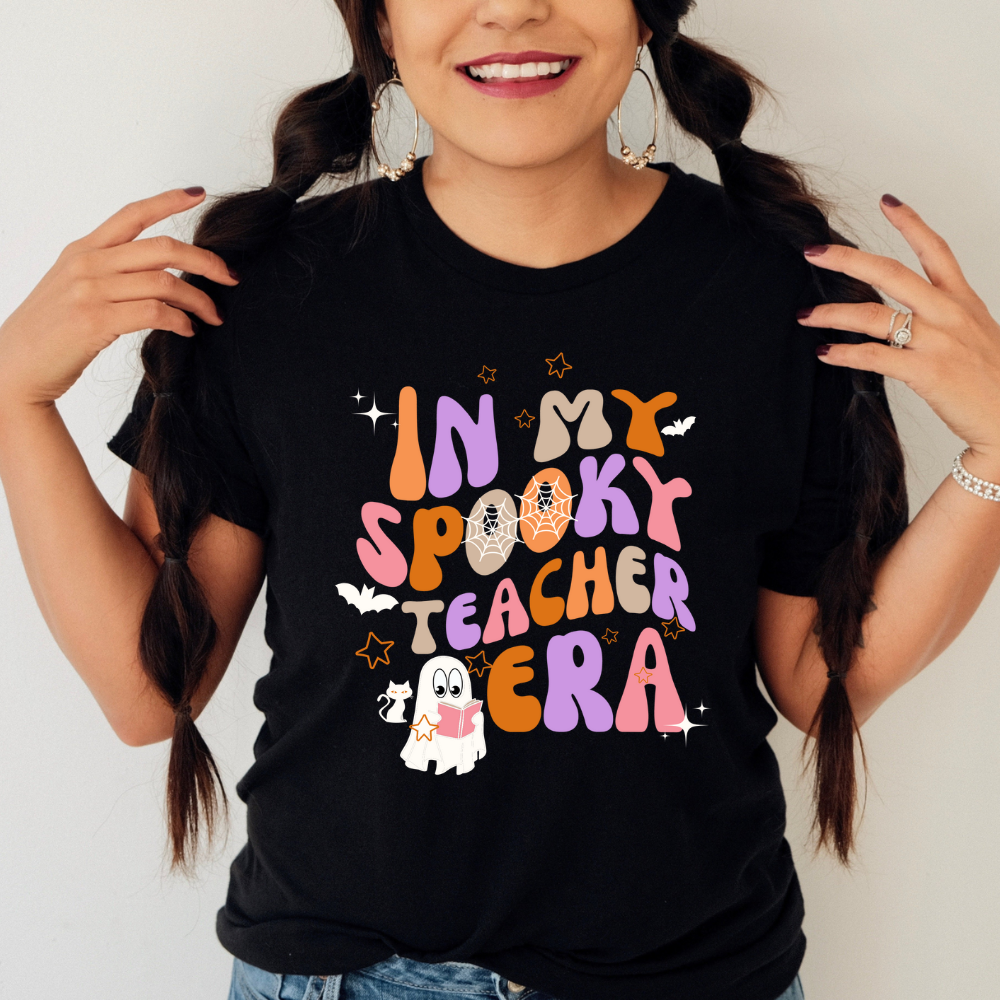 In My Spooky Teacher Era Unisex Jersey Short Sleeve Tee