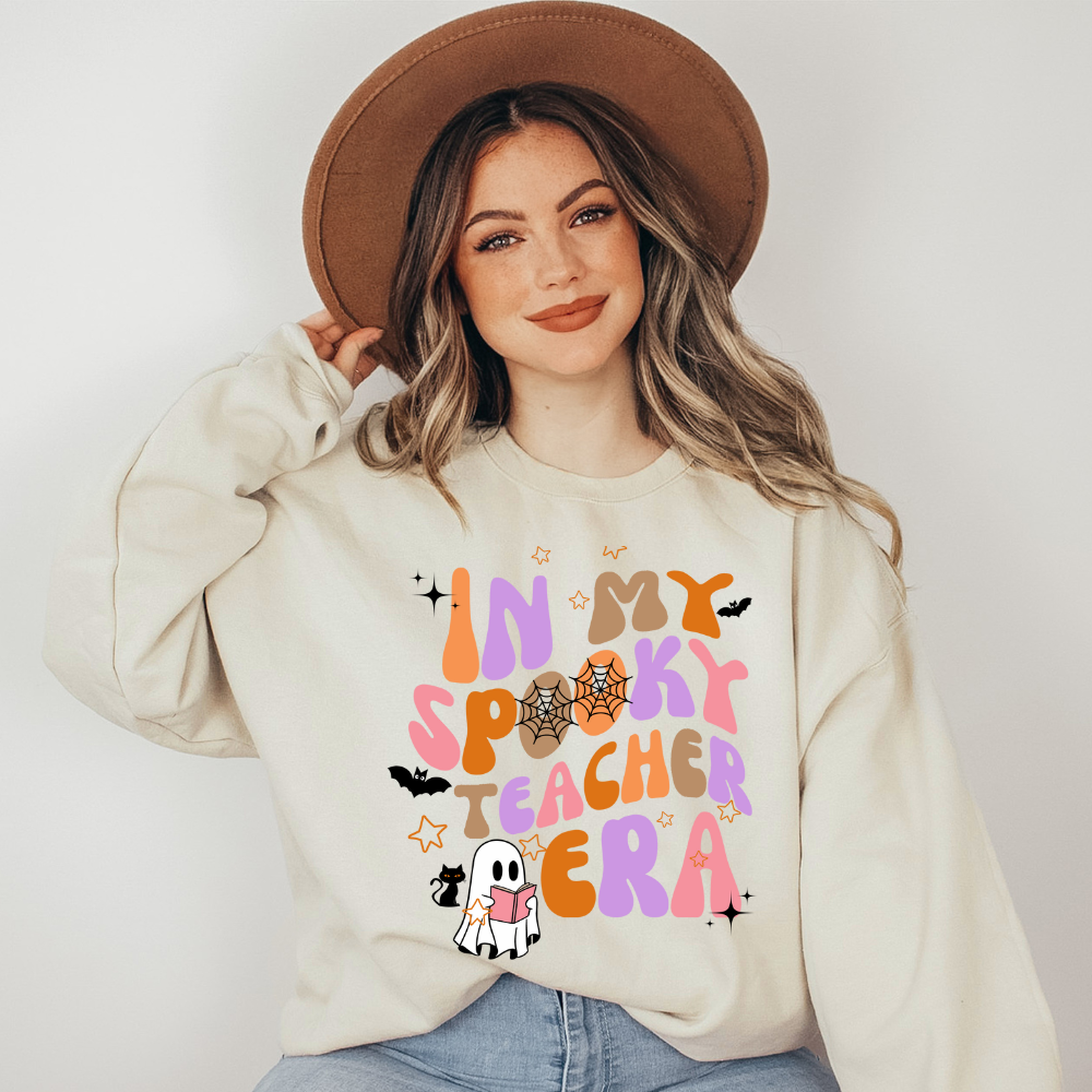 In My Spooky Teacher Era Unisex Heavy Blend™ Crewneck Sweatshirt