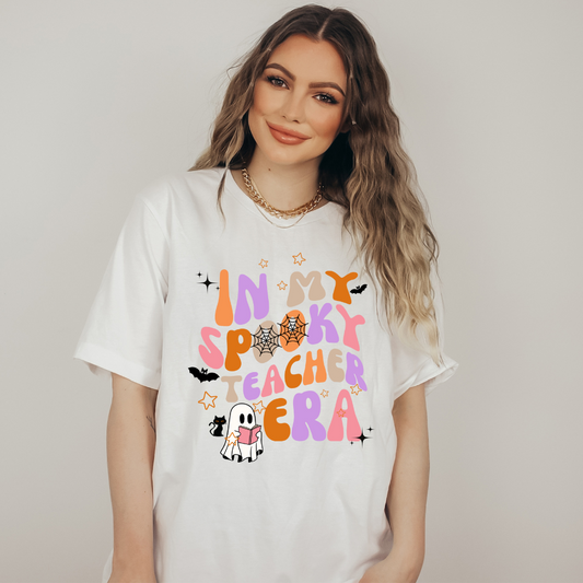 In My Spooky Teacher Era Unisex Jersey Short Sleeve Tee